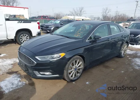 2017 Ford Fusion Platinum из США, поврежденный, VIN 3FA6P0D97HR170355